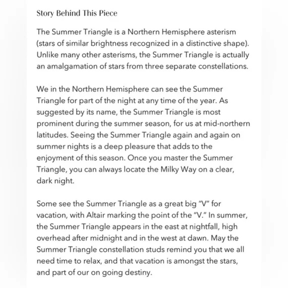 Logan Hollowell • Mini Summer Triangle Diamond Constellation Earrings - Picture 7 of 8